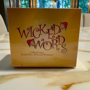 Game- NEW/Vintage 2001 Wicked Words- Wording Card Game for Winsome
